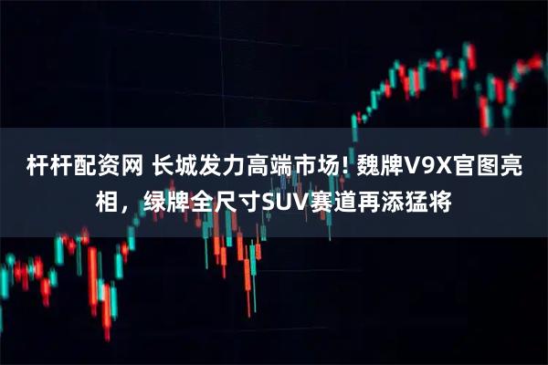 杆杆配资网 长城发力高端市场! 魏牌V9X官图亮相，绿牌全尺寸SUV赛道再添猛将